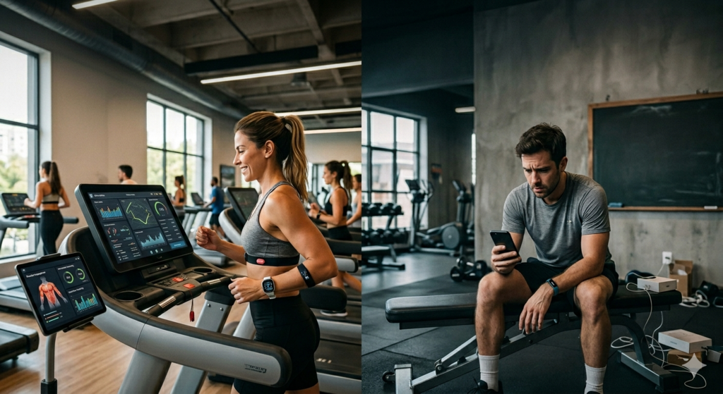 TECNOLOGIA NO FITNESS: ALIADA OU VILÃ NA BUSCA POR SAÚDE?