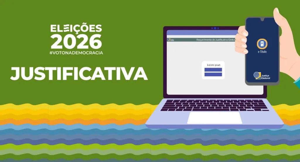 Saiba como justificar o voto pelo celular no 1º turno