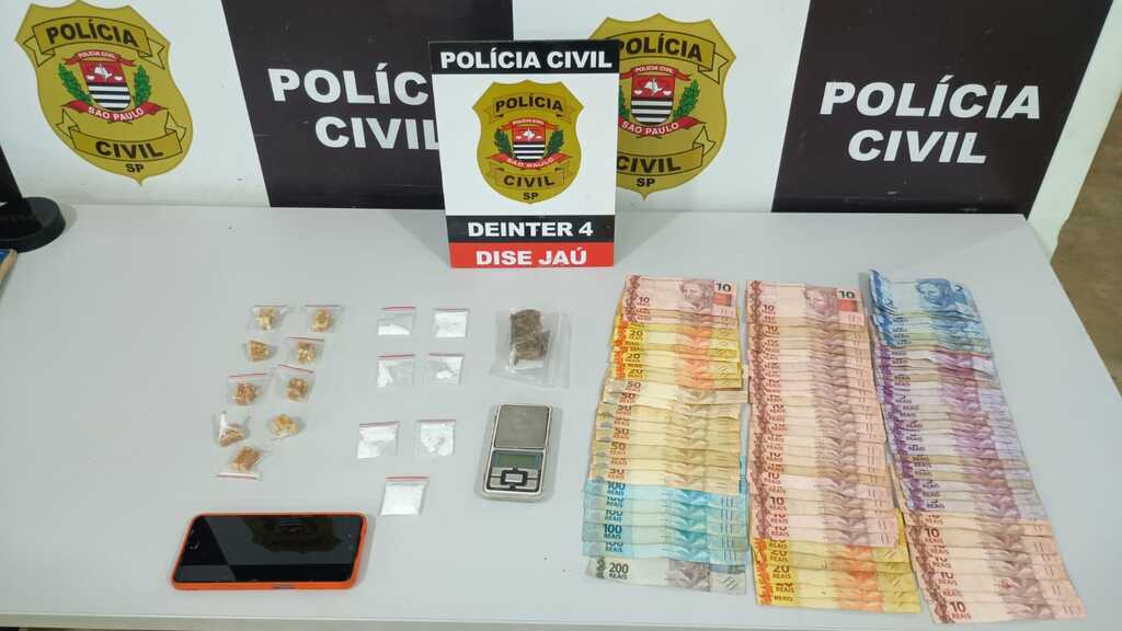 Homem confessa tráfico de drogas após prisão