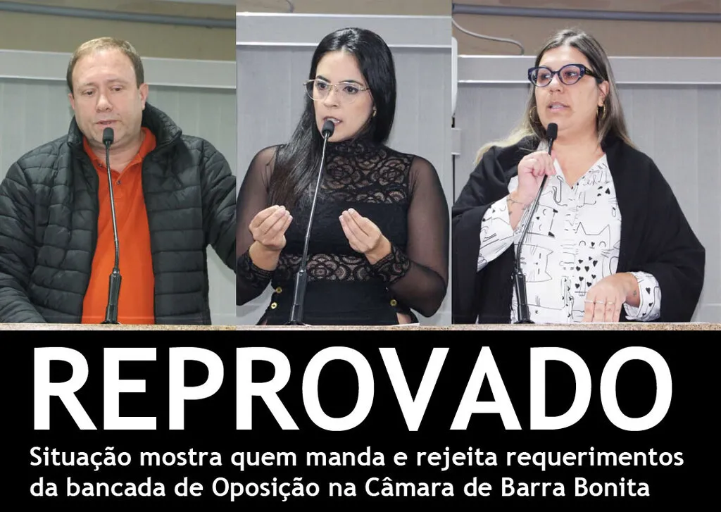 Vereadores rejeitam dois requerimentos da Oposição na Barra