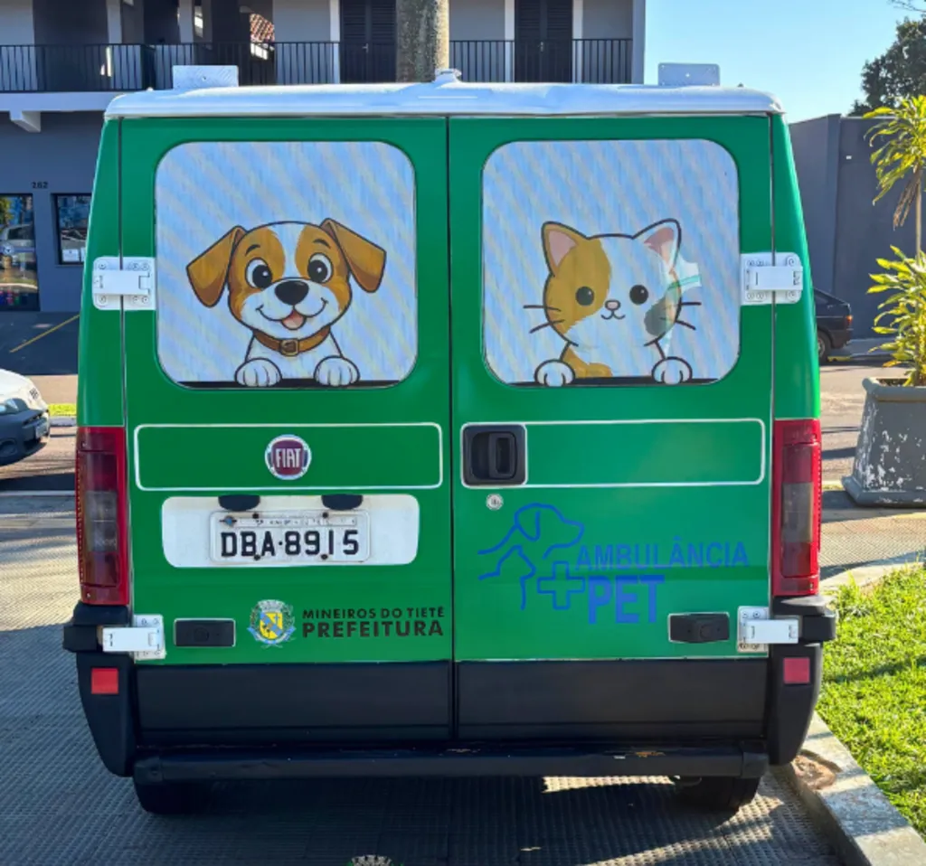 Mineiros do Tietê lança Ambulância Pet para atendimento de animais