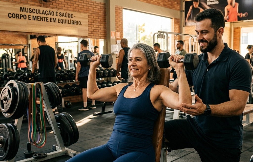 MUSCULAÇÃO COMO REMÉDIO: MAIS SAÚDE FÍSICA E MENTAL