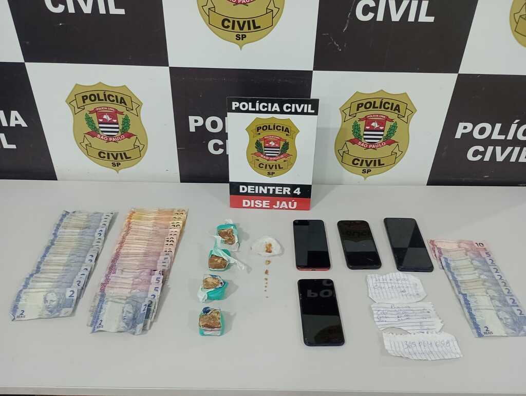 Quatro são presos por tráfico em Jaú