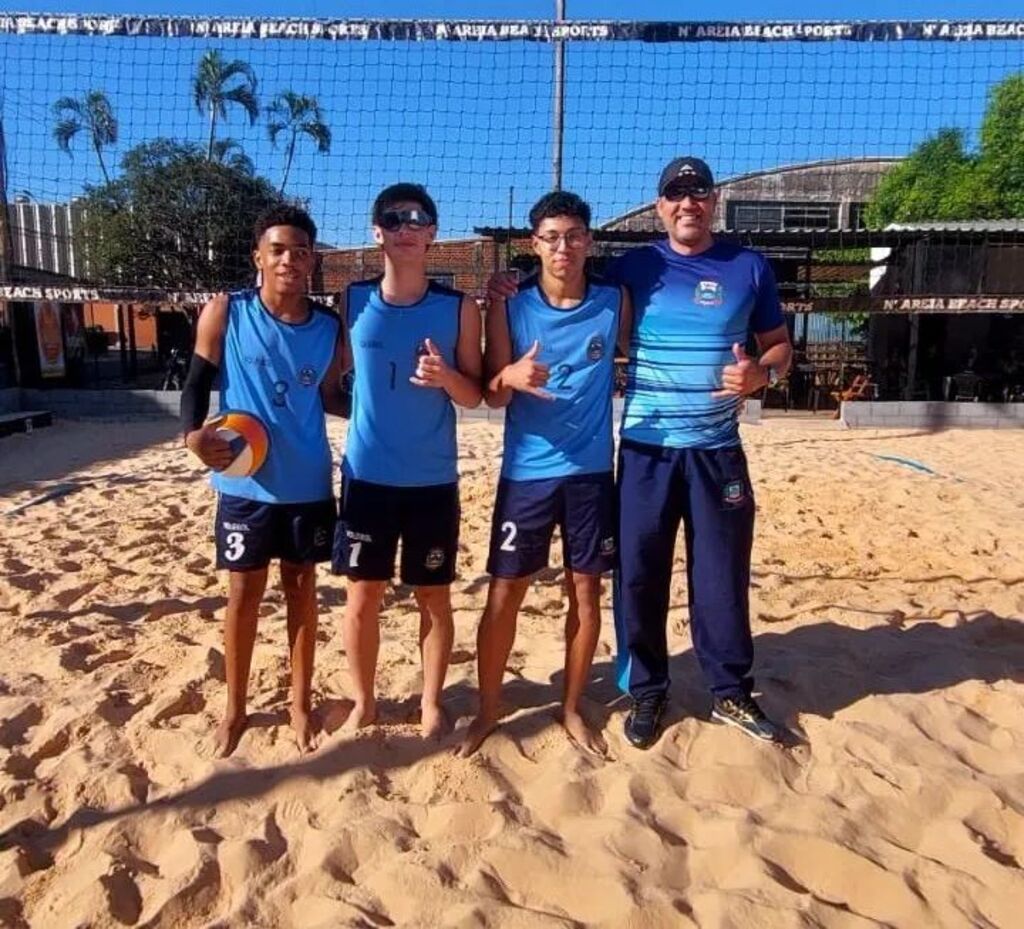 Vôlei de praia masculino garante vaga na fase regional dos Jogos da Juventude