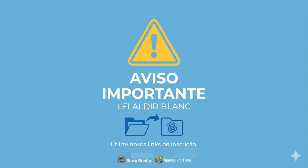 Municípios da região trocam links de inscrição para editais da Lei Aldir Blanc