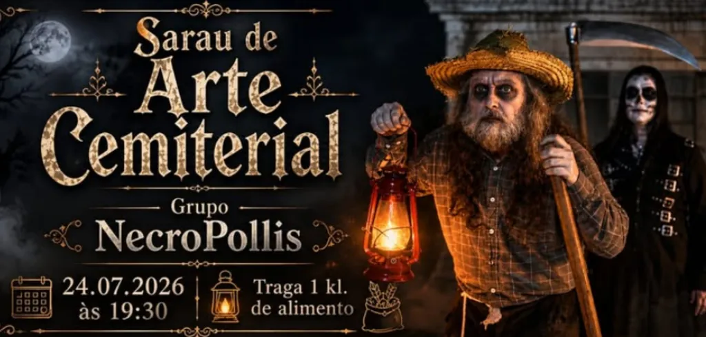 Cemitério de Jaú recebe passeio noturno e sarau de arte nesta sexta