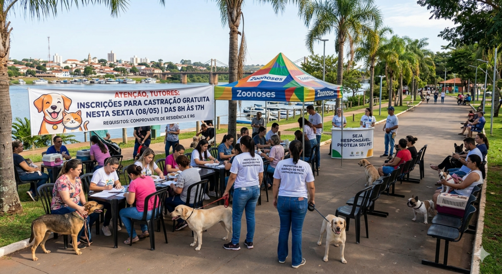 Tutores podem fazer cadastro para castração gratuita de cães e gatos