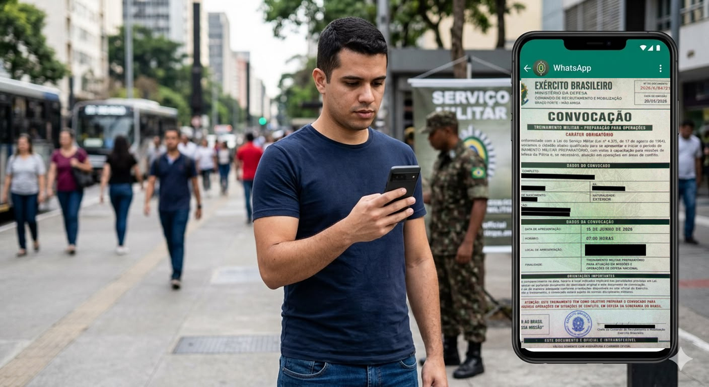 Serviço Militar alerta para golpe de falsa convocação